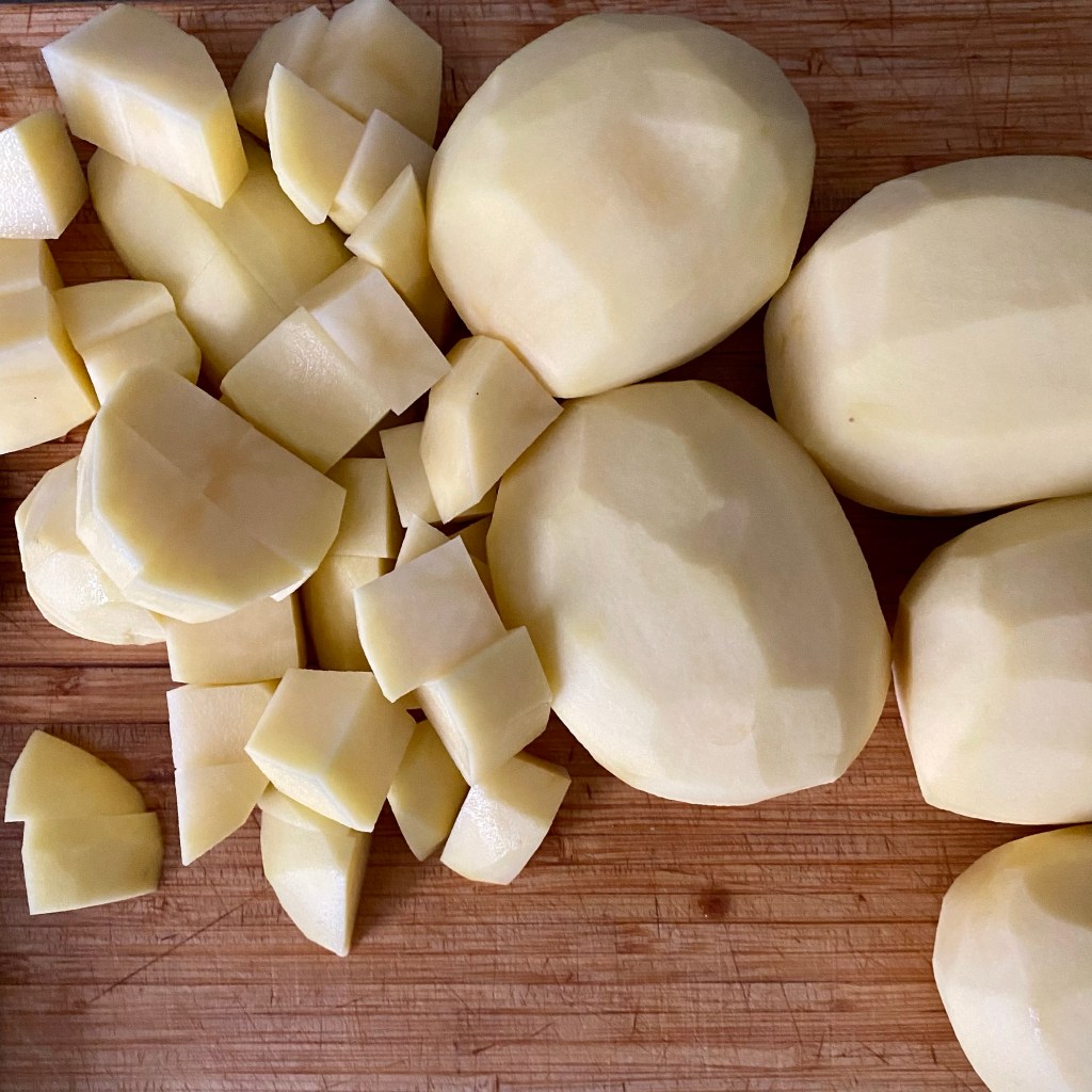 yukon gold potatoes for basic vegan potato salad