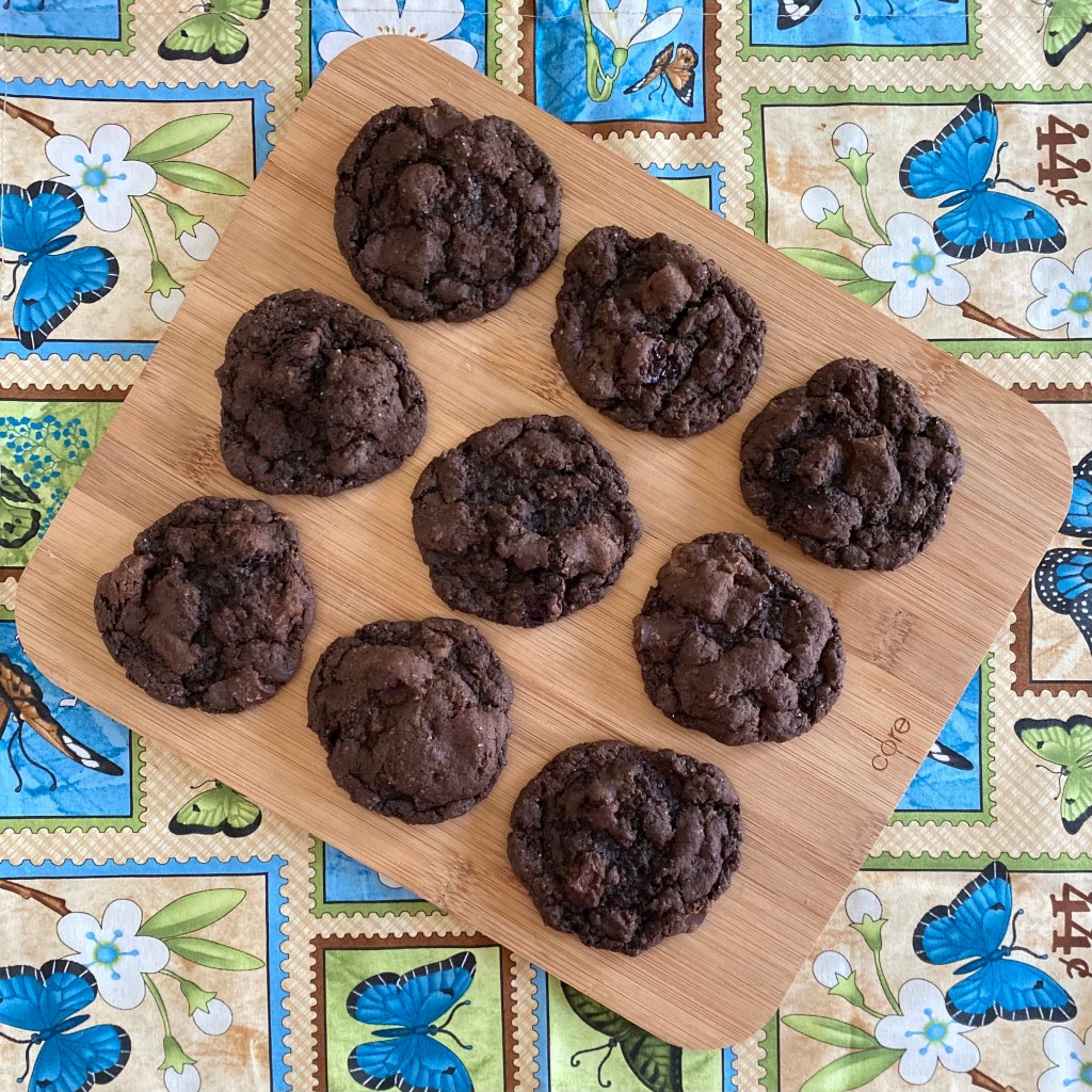 Basic Vegan Double Chocolate Cherry&nbsp;Cookies